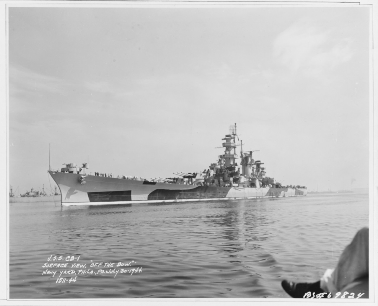 Photo #: NH 57214  USS Alaska (CB-1)