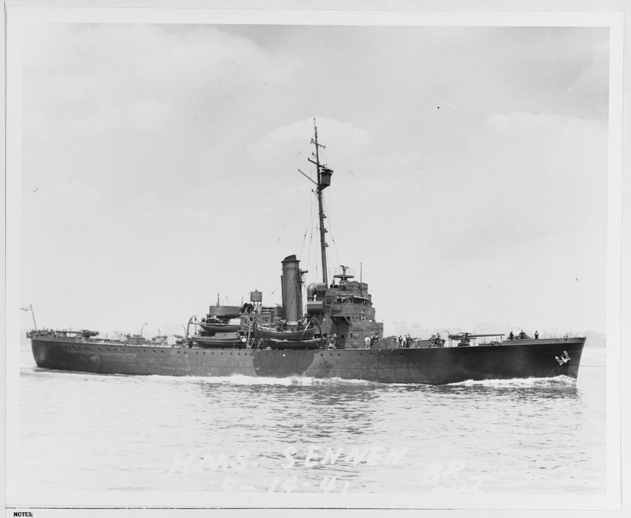 HMS SENNEN (British escort sloop, ex-USCG CHAMPLAIN, built in 1928)
