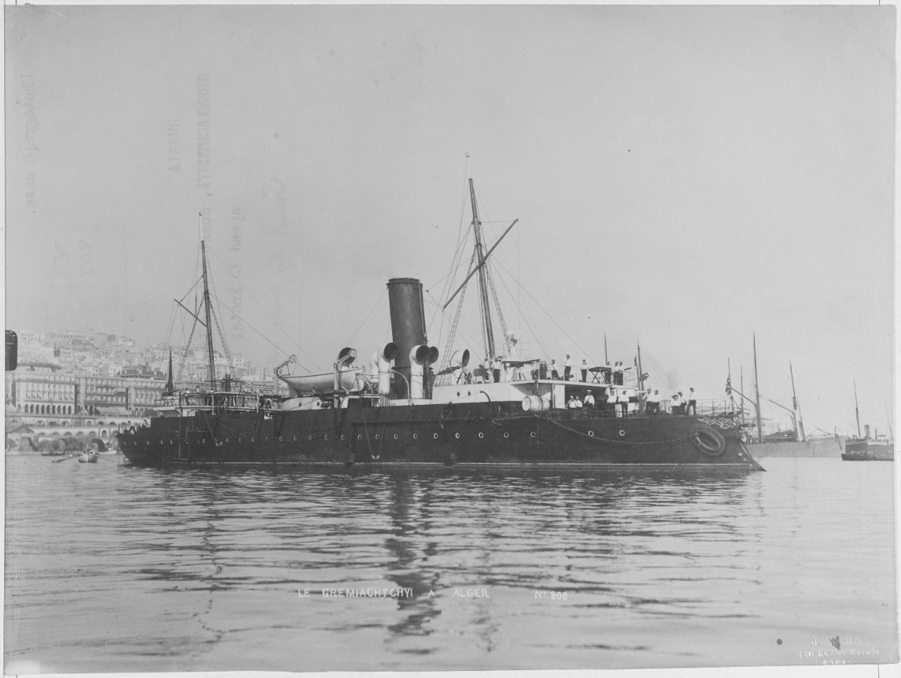 GREMIASTCHY Russian Armored Gunboat, 1892