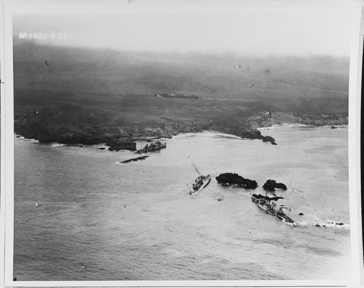 Photo #: NH 66722  Honda Point Disaster, September 1923