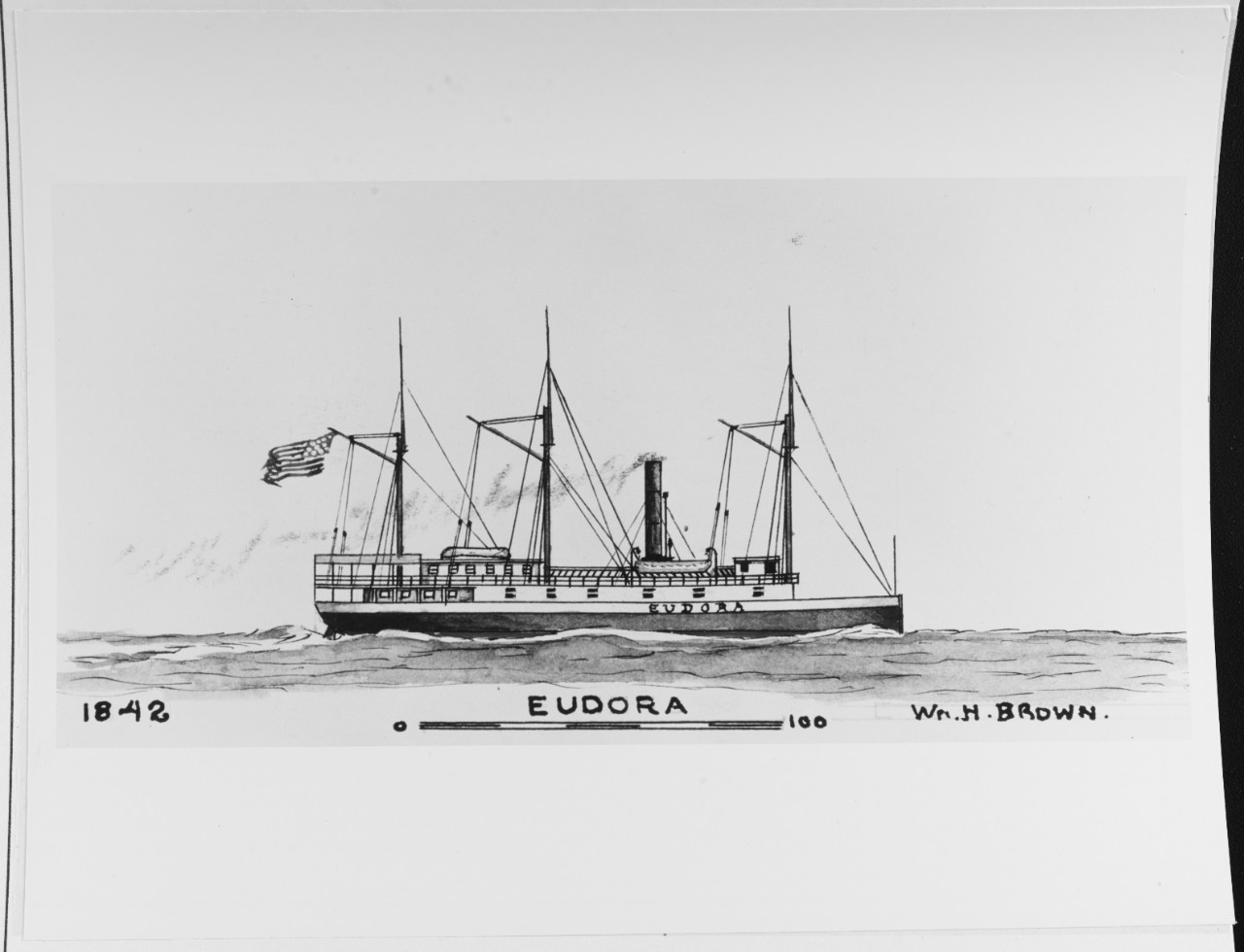 EUDORA (American merchant steamer, 1844-1854)