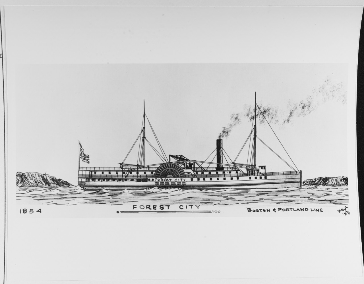 FOREST CITY (American merchant steamer, 1854-1896)