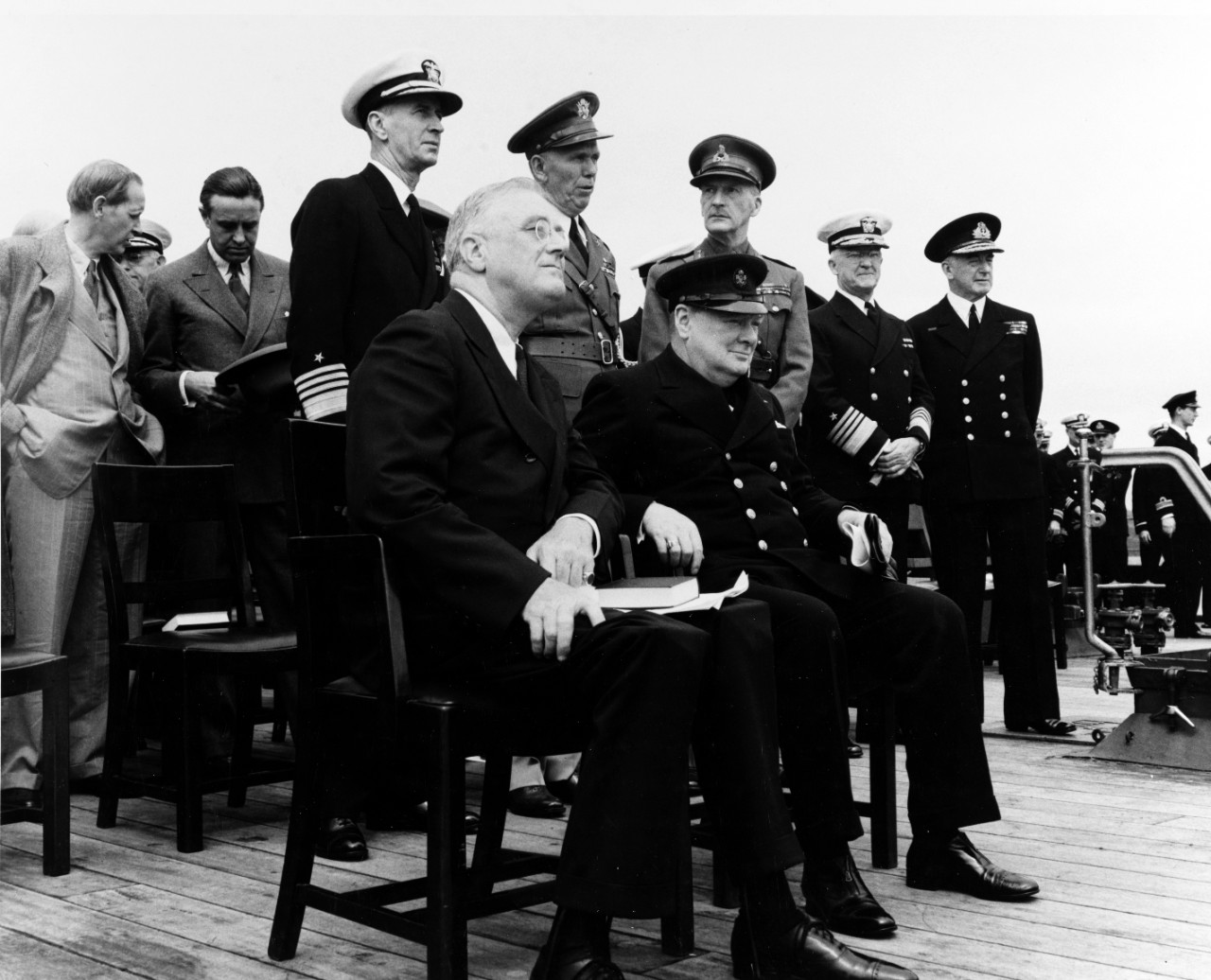 Photo #: NH 67209  Atlantic Charter Conference, 10-12 August 1941