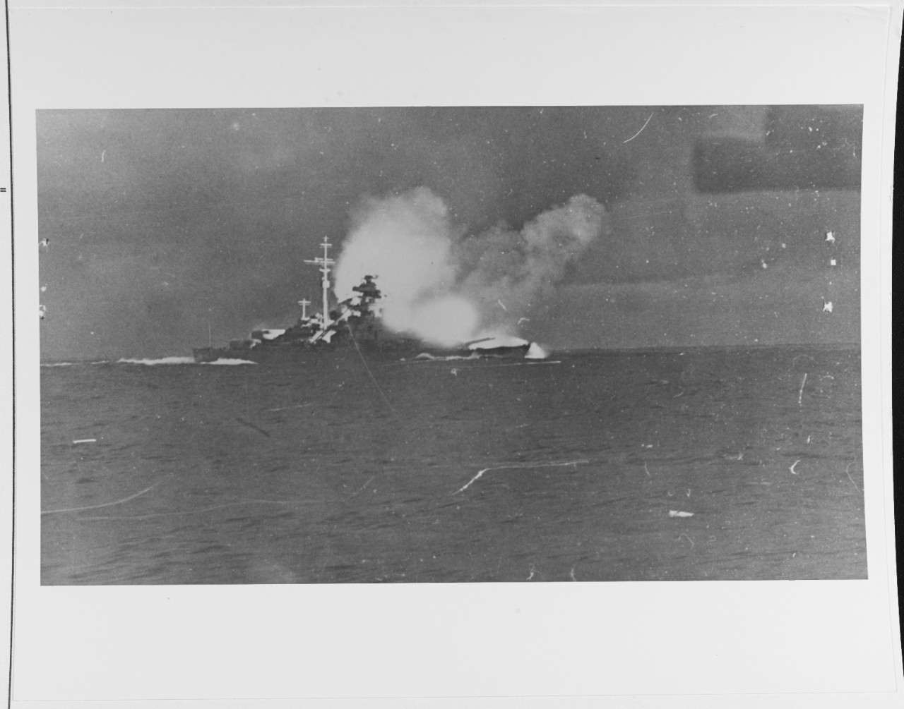 Photo #: NH 69730  Battle of the Denmark Strait, 24 May 1941