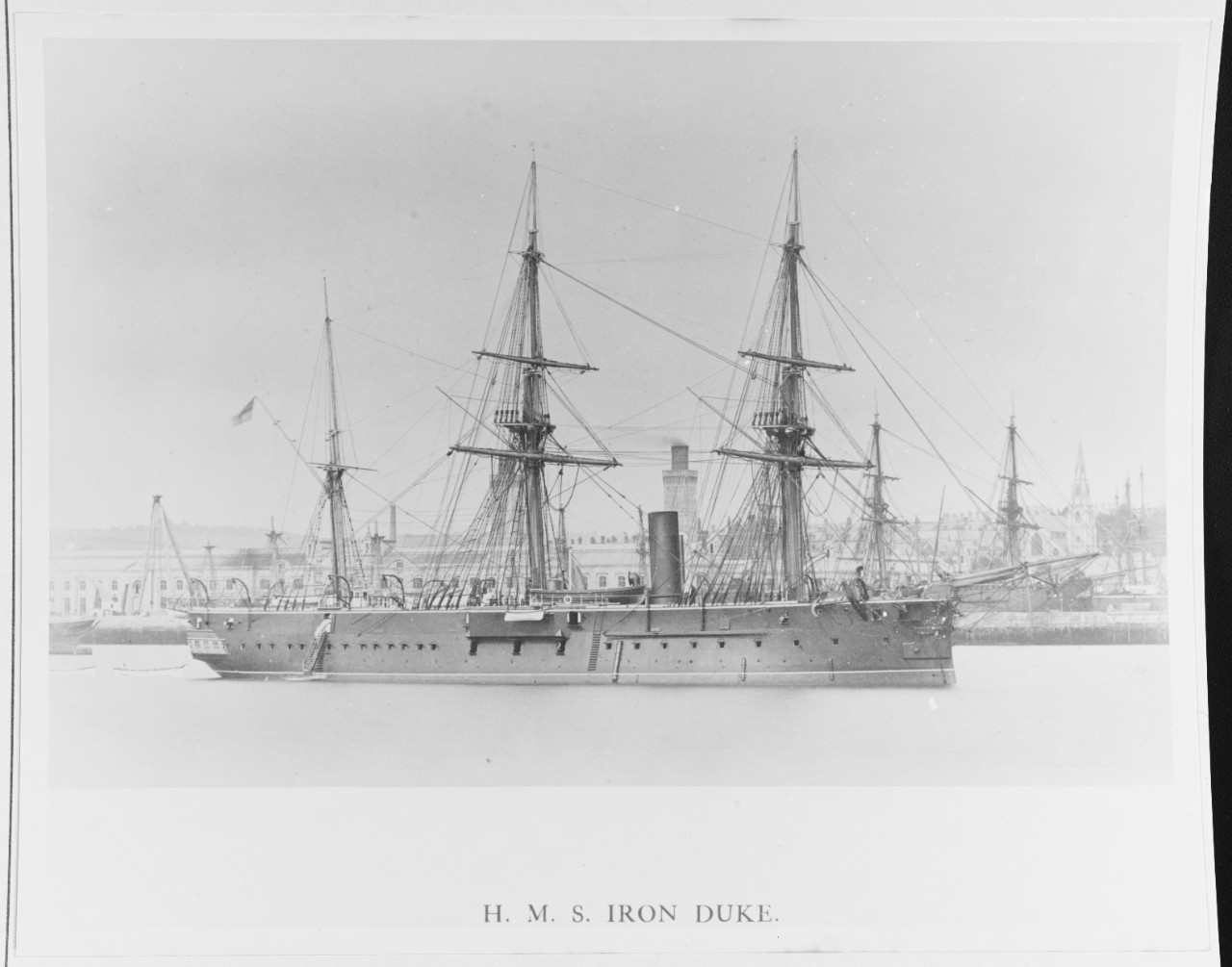 HMS IRON DUKE (British Battleship, 1870)