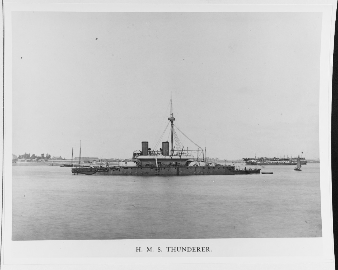 HMS THUNDERER (British Battleship, 1872)