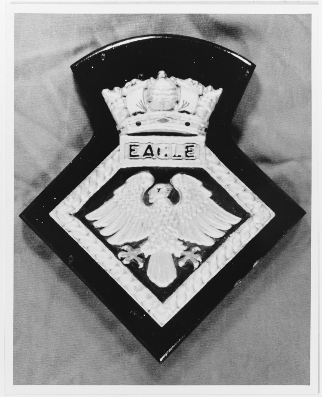 Insignia:  HMS EAGLE (British aircraft carrier, 1946)
