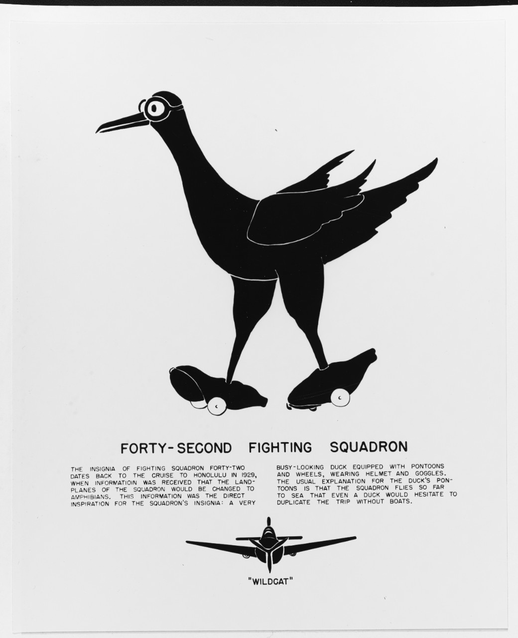 Photo #: NH 82618 Insignia: Fighting Squadron Forty-Two (VF-42)