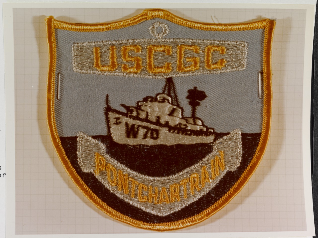 Insignia: U.S. Coast Guard Cutter PONCHARTRAIN (WHEC-70)