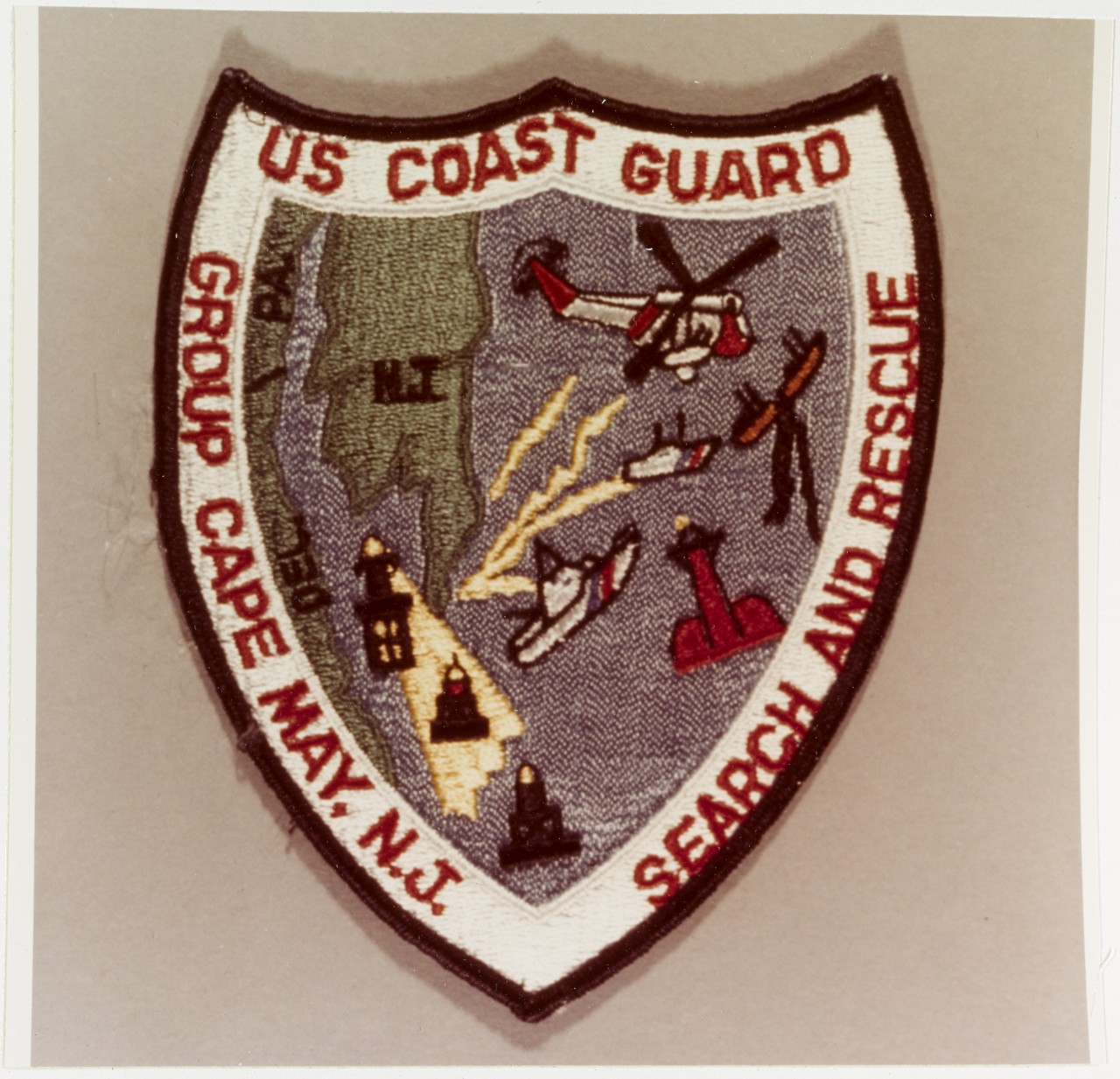 Insignia:  U.S. Coast Guard Group, Cape May, New Jersey