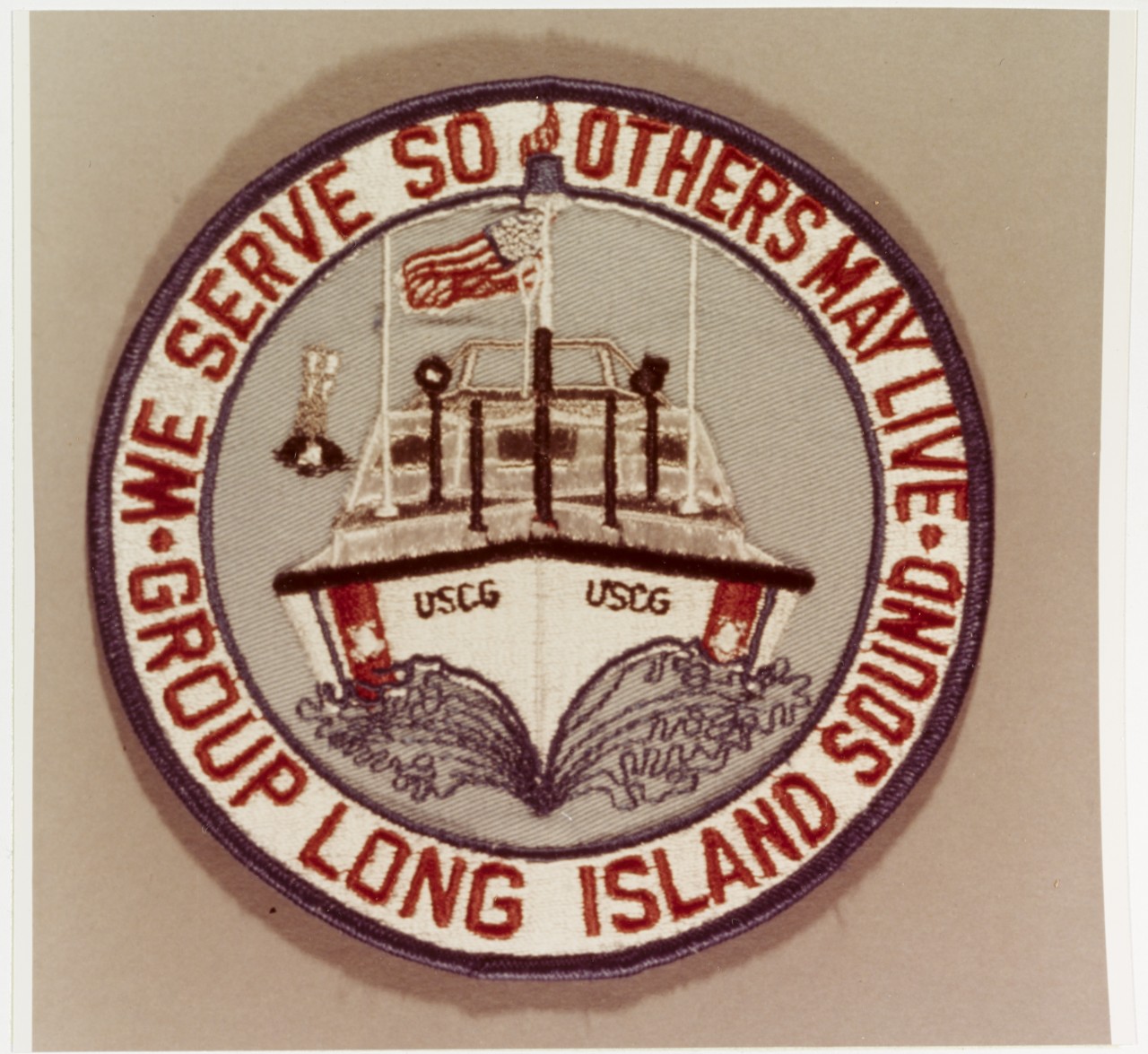 Insignia:  U.S. Coast Guard Group Long Island Sound, New Haven, Connecticut