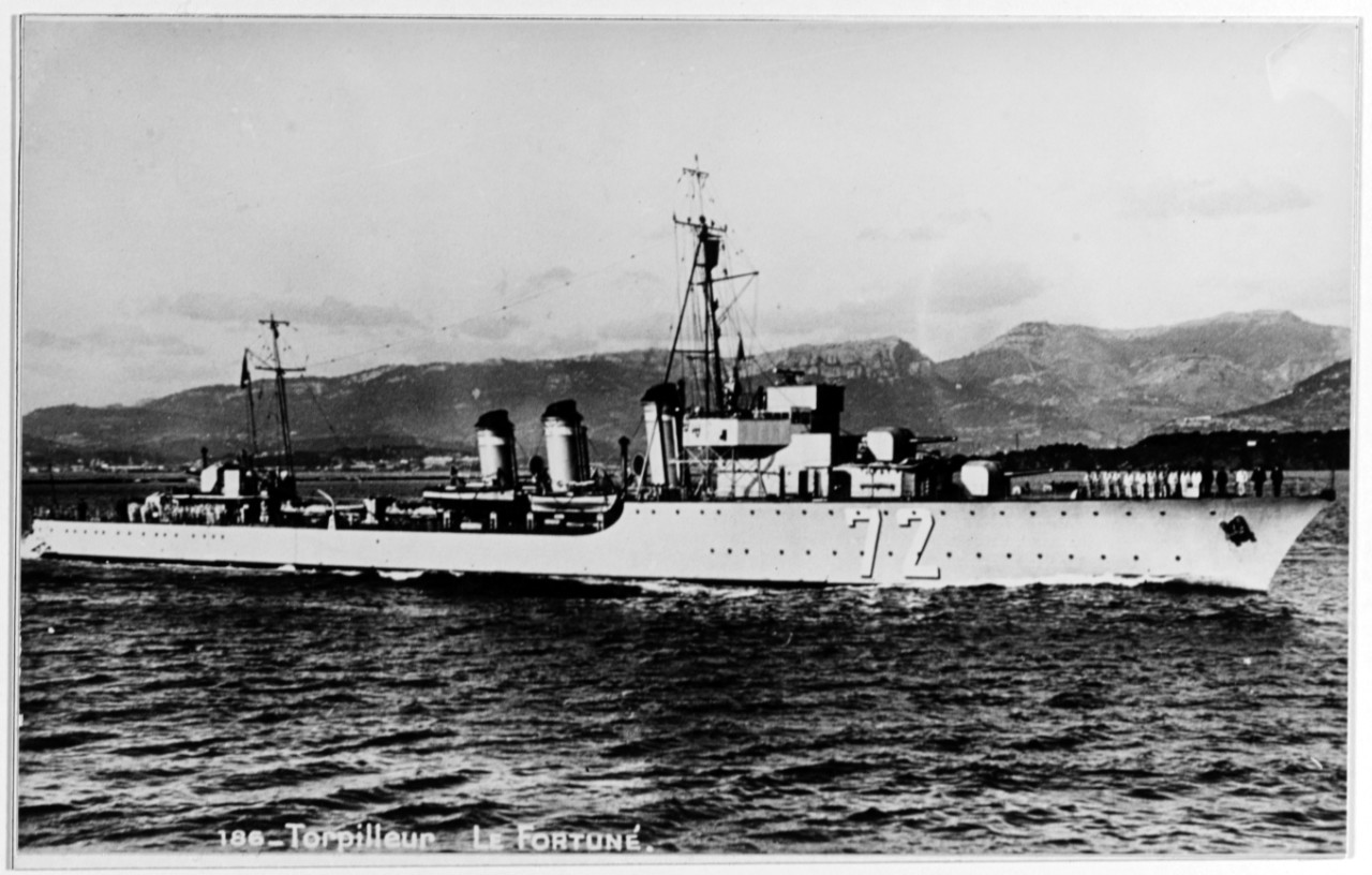 LE FORTUNE (French Destroyer, 1926-1950)