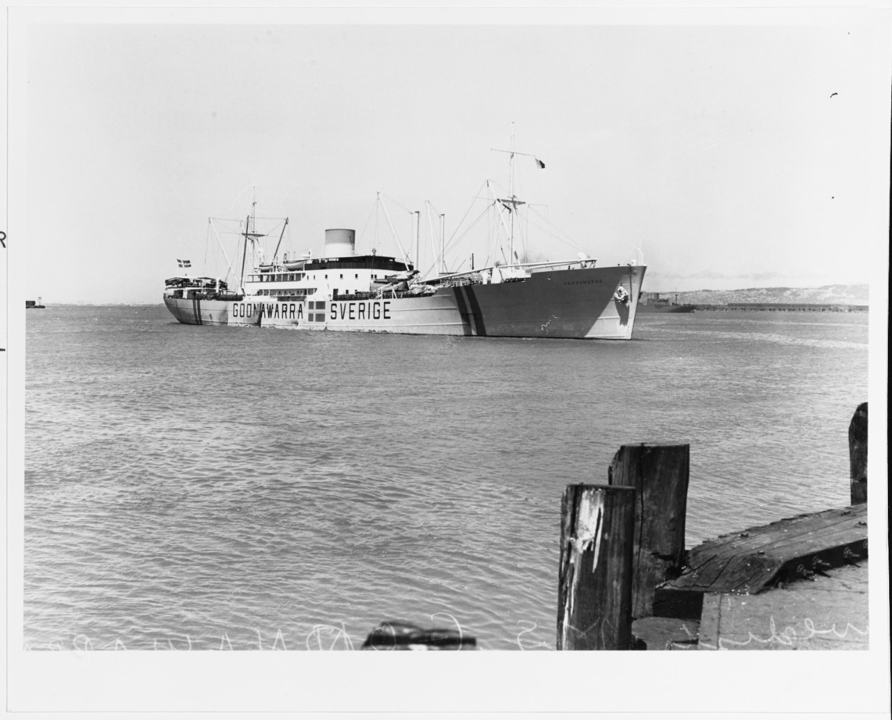 M.V. GOONAWARRA (Swedish Merchant Cargo Ship, 1937-1968.