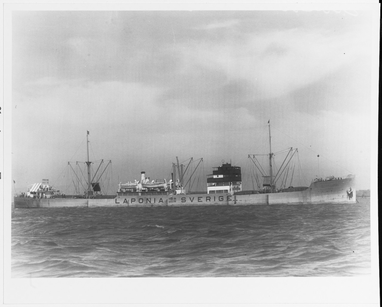 M.V. LAPONIA (Swedish Merchant Cargo Ship, 1922-1961)
