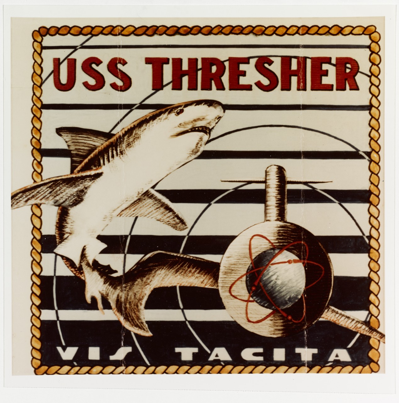 Photo #: NH 91424-KN Insignia: USS Thresher (SSN-593)