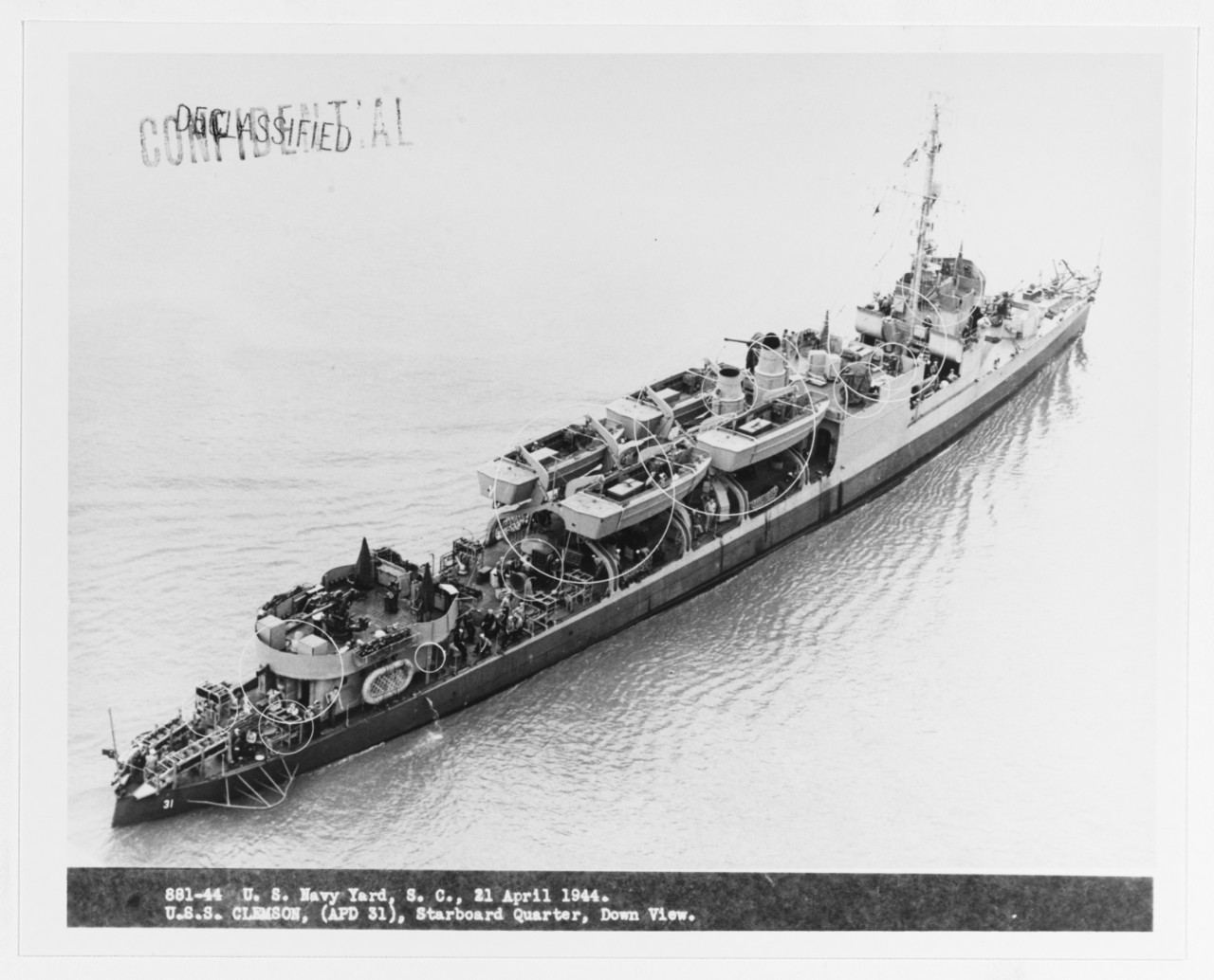 USS CLEMSON (APD-31)