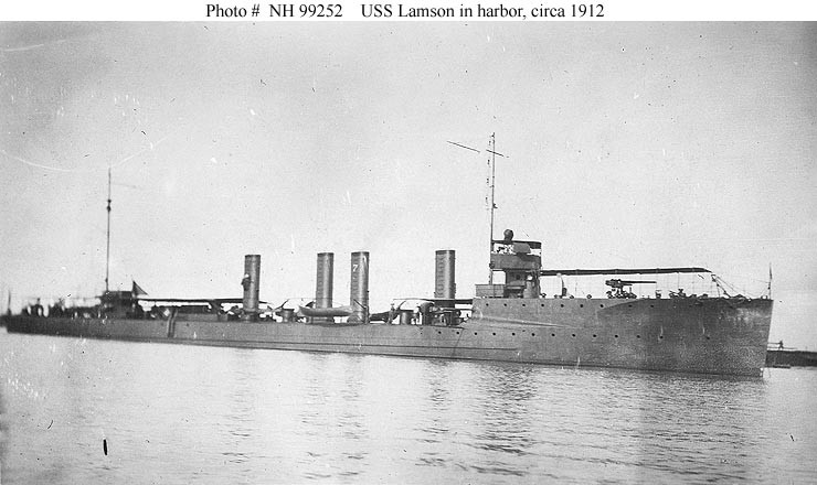 Photo #: NH 99252  USS Lamson