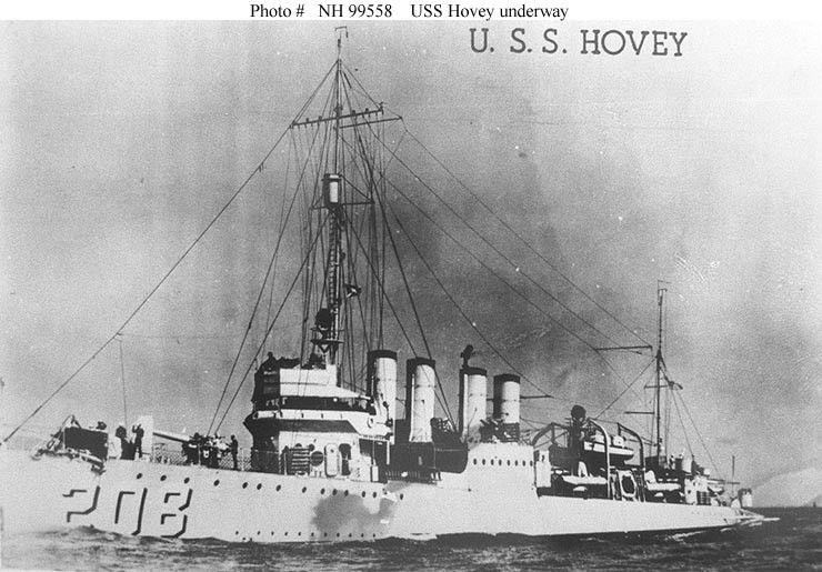 Photo #: NH 99558  USS Hovey