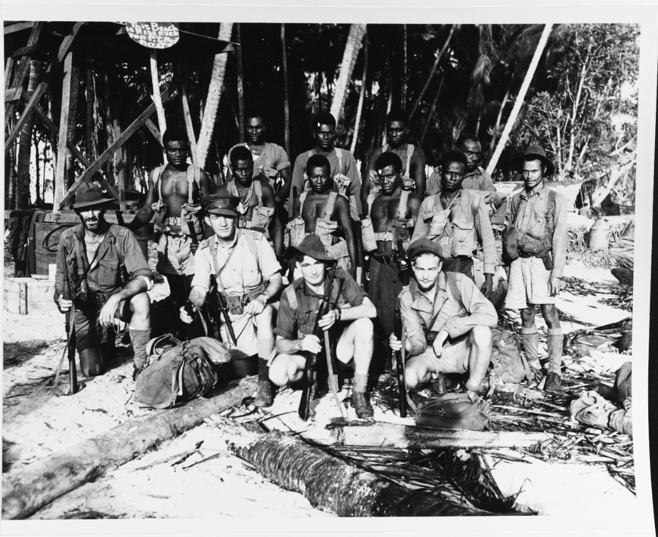 Australian Coast Watchers on Bougainville, November 29, 1943