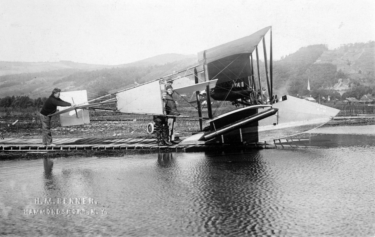 Navy Curtiss experimental OWL boat (A-2), September 1913