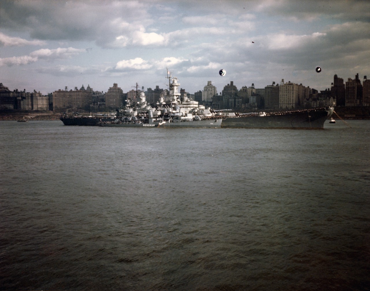 Photo #: 80-G-K-6545 (Color)  Navy Day Fleet Review at New York, 27 October 1945