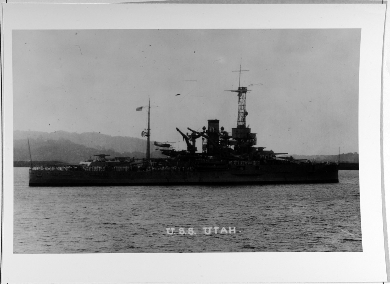 Photo #: NH 67493  USS Utah (BB-31)