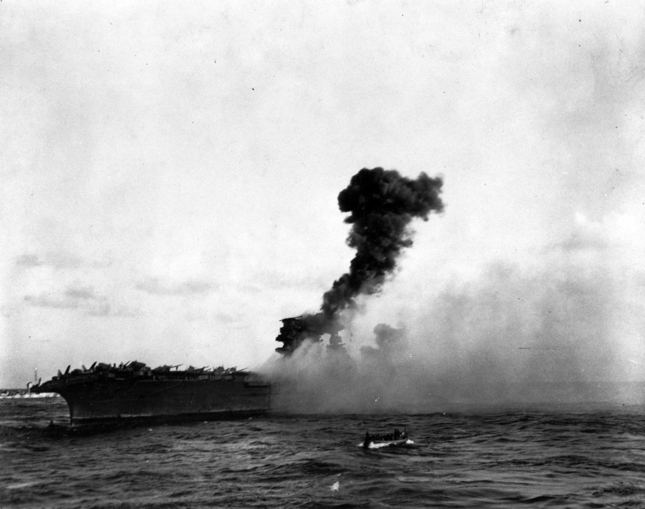 Photo #: 80-G-7406  Battle of the Coral Sea, May 1942