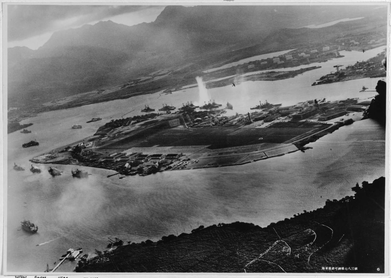 Photo #: NH 50930  Pearl Harbor Attack, 7 December 1941