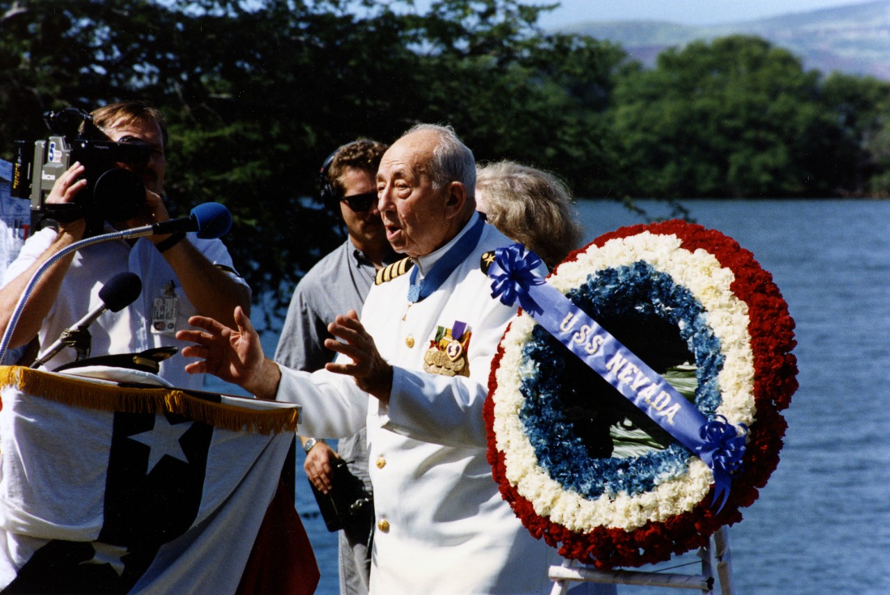 Photo #: NH 97467-KN Captain Donald Kirby Ross, USN (Retired)