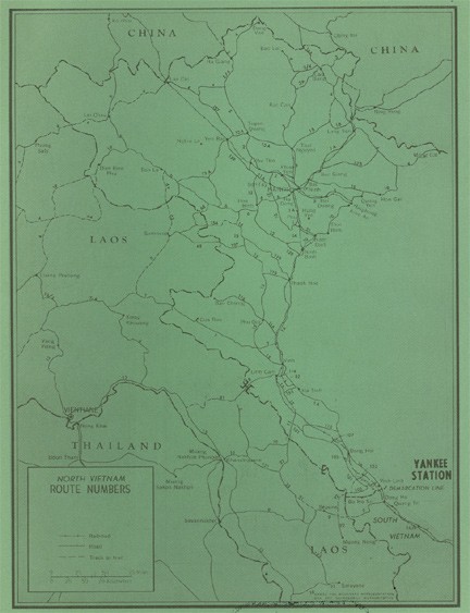 Image of North Vietnam Route Numbers