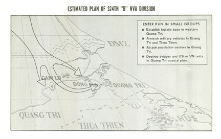 Image of Estimated Plan of 324th "B" NVA Division