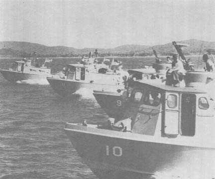 Image of Swift Boats Cruise off Vietnam in Gulf of Siam.