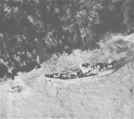 Image of Trawler prior to destruction