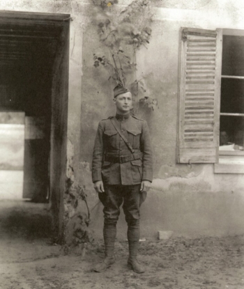Lieutenant Commander Lyle in France during WWI attached to 5th Regiment USMC (Photo from BUMED).