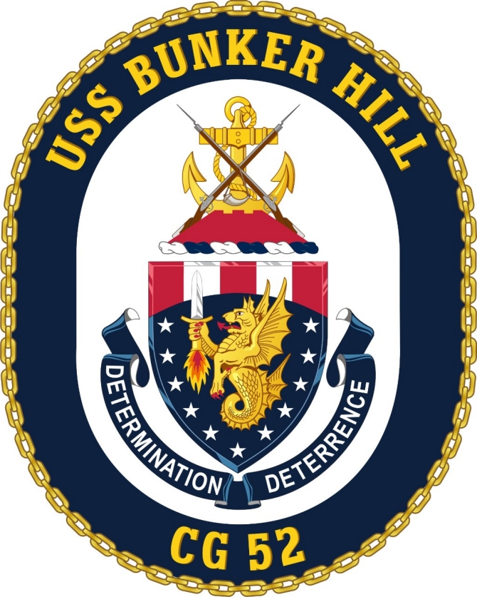 Bunker Hill (CG-52) Ship's Seal.