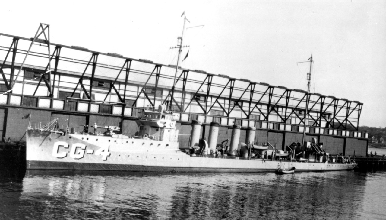 Downes, as CG-4, at New London, no date (US Coast Guard Historian’s Office).