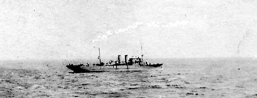 Isabel at sea on 29 June 1918, photographed from Fairmont (Id. No. 2429) by crewmember Grant S. Ray. (Naval History and Heritage Command Photograph NH 99739)