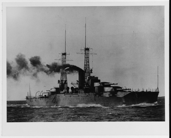 Nevada running trials, circa early 1916. (Naval History and Heritage Command Photograph NH 45796)