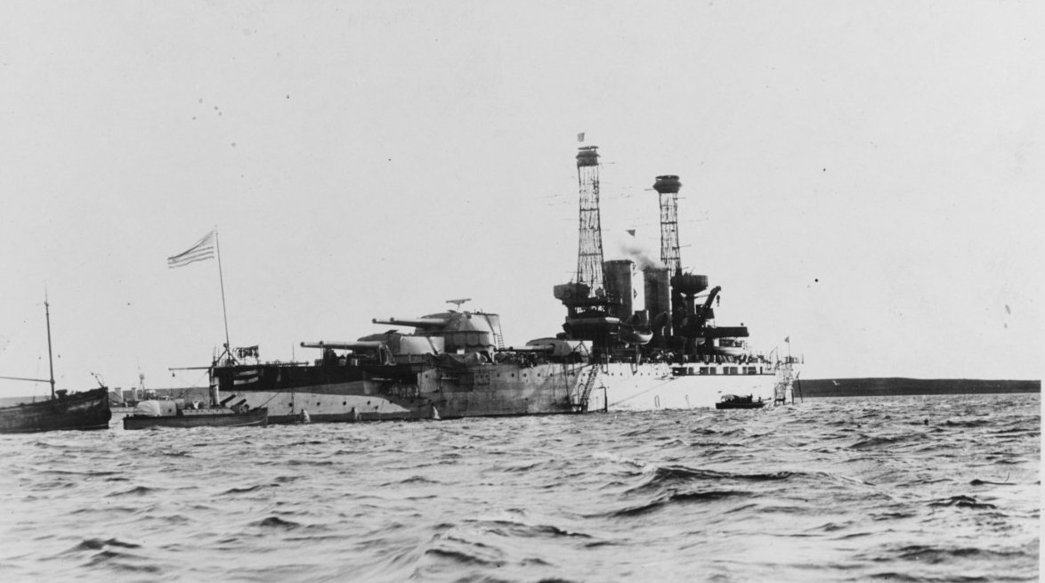 New York at Scapa Flow, 1918. (Naval History and Heritage Command Photograph NH 45143)