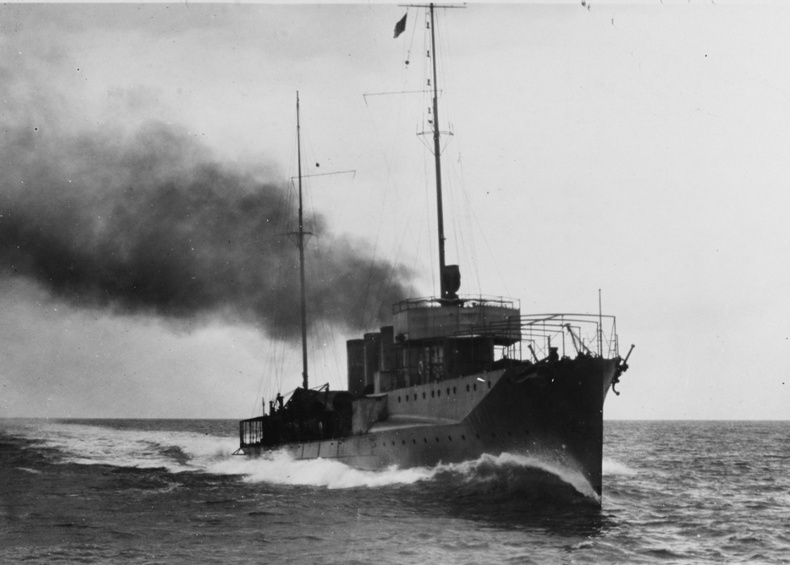 Nicholson steamed at 30.09 knots during her sea trials in 1914. (Naval History and Heritage Command Photography NH 44829)