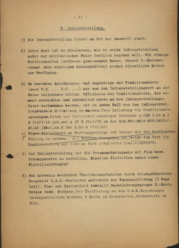 Guide for U-Boat Officers Concerning New U-Boat Orders for the Frontline - page 11