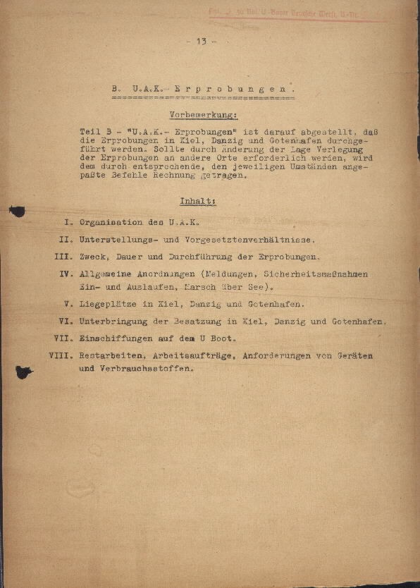 Guide for U-Boat Officers Concerning New U-Boat Orders for the Frontline - page 13