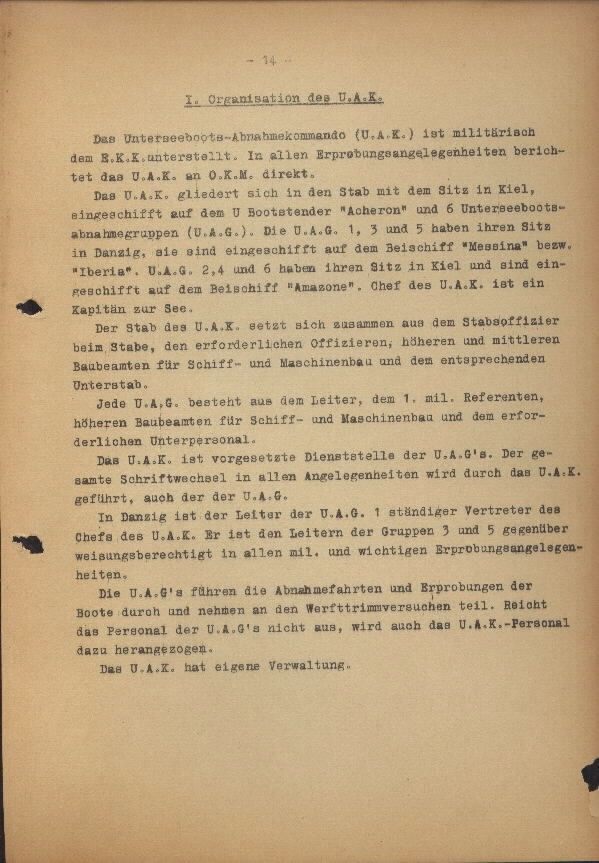 Guide for U-Boat Officers Concerning New U-Boat Orders for the Frontline - page 14
