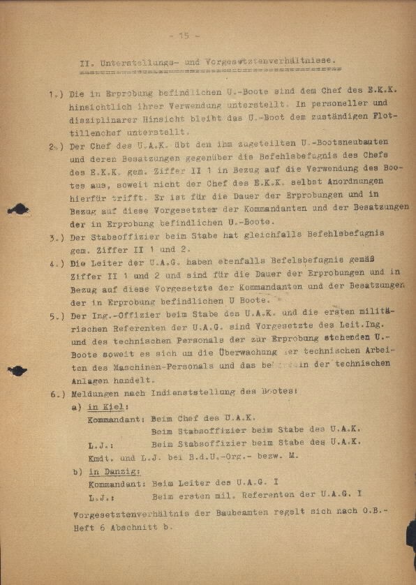 Guide for U-Boat Officers Concerning New U-Boat Orders for the Frontline - page 15