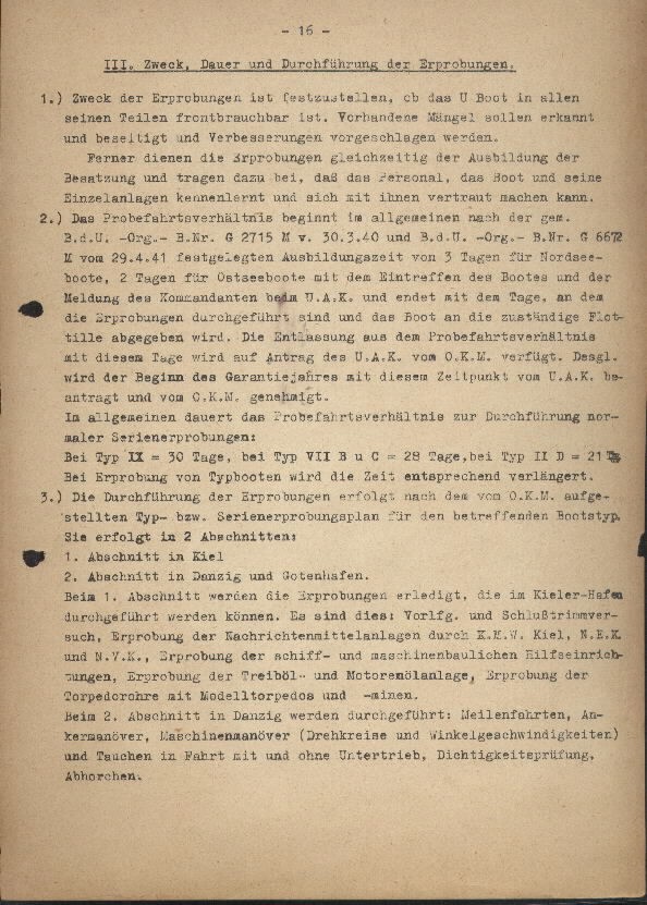 Guide for U-Boat Officers Concerning New U-Boat Orders for the Frontline - page 16