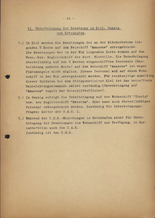 Guide for U-Boat Officers Concerning New U-Boat Orders for the Frontline - page 24