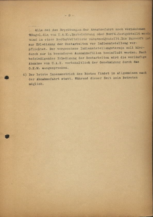 Guide for U-Boat Officers Concerning New U-Boat Orders for the Frontline - page 8