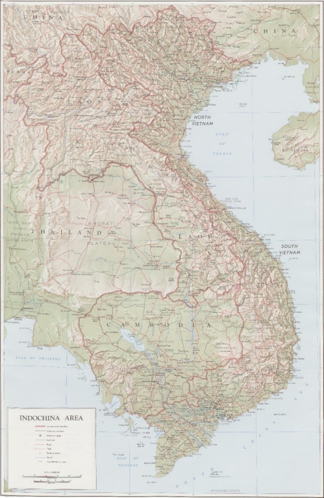 Indochina Area - Map