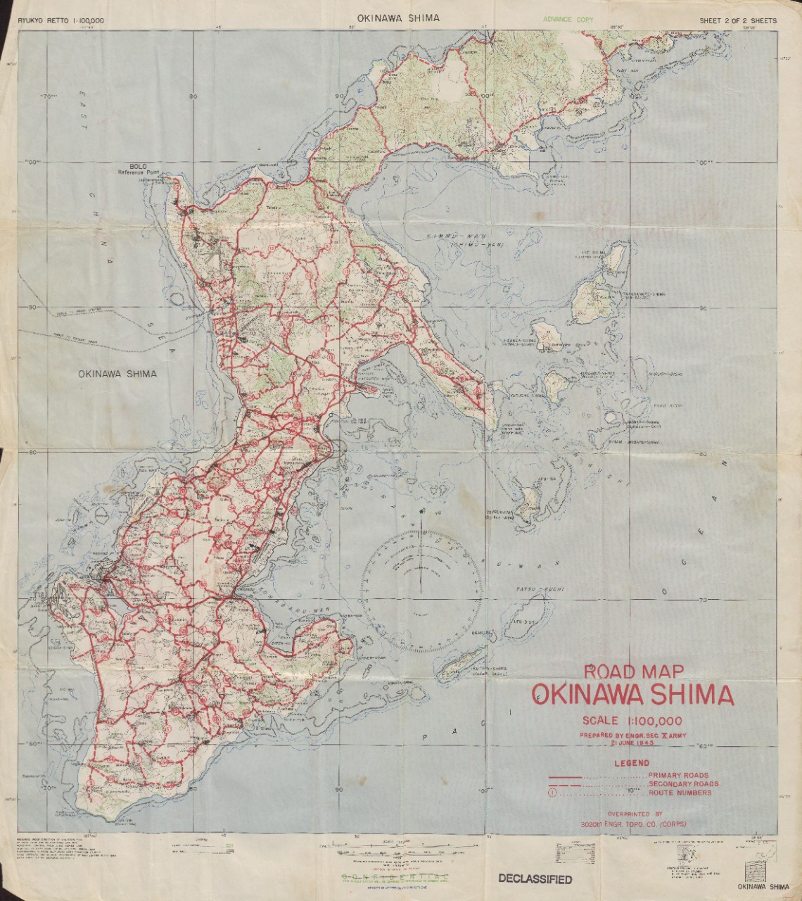 Okinawa Shima Road Map (2 of 2)