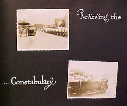 (Left) Reviewing the (Right) ...Constabulary
